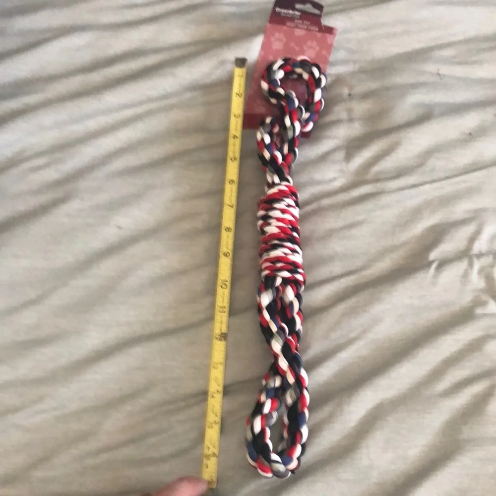 Red, White, and Blue Dog Rope Toy
